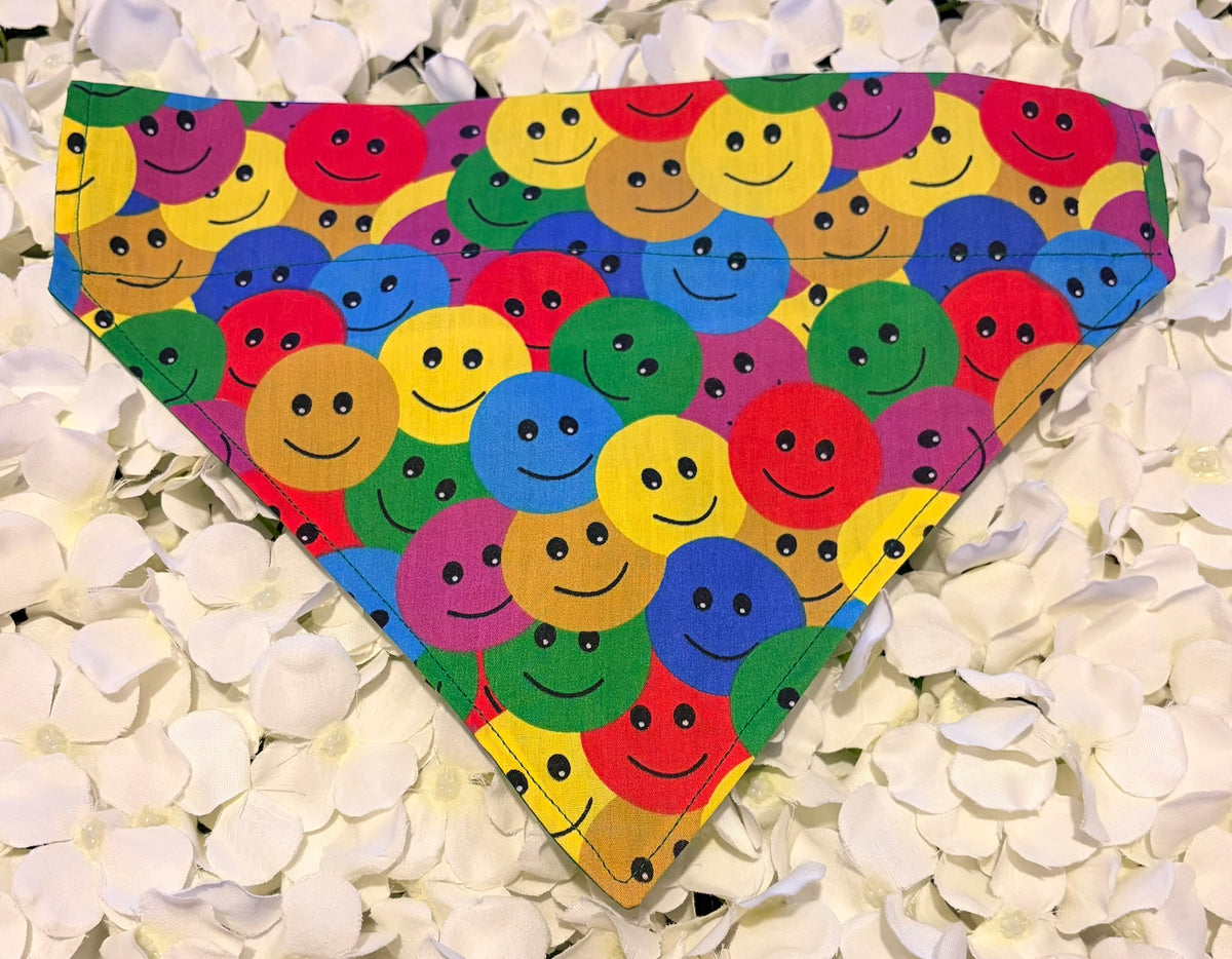Smiley Faces Bandana - Large