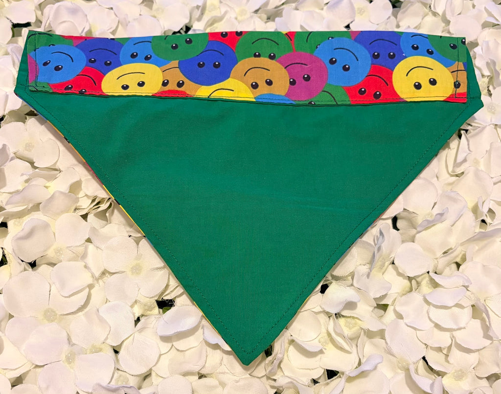 Smiley Faces Bandana - Large