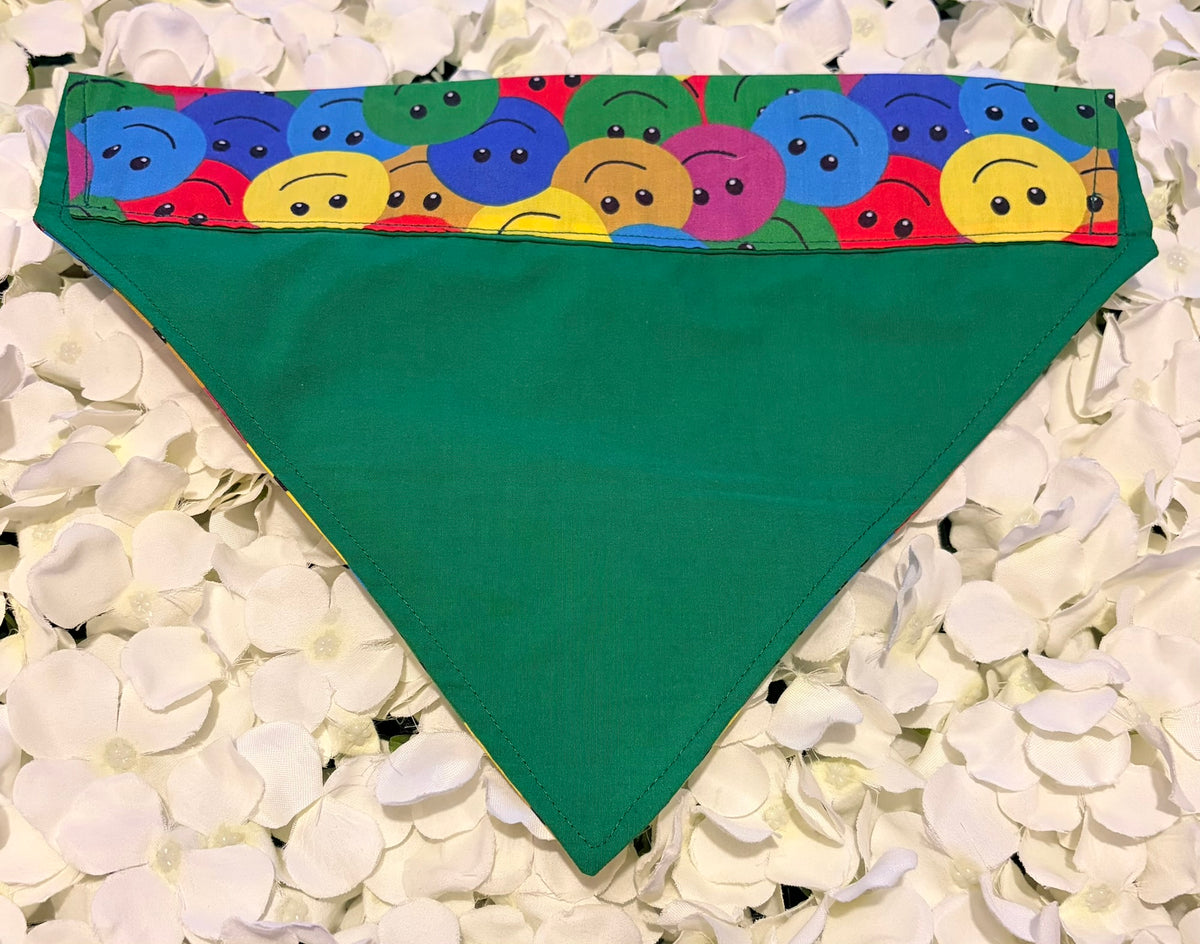 Smiley Faces Bandana - Large