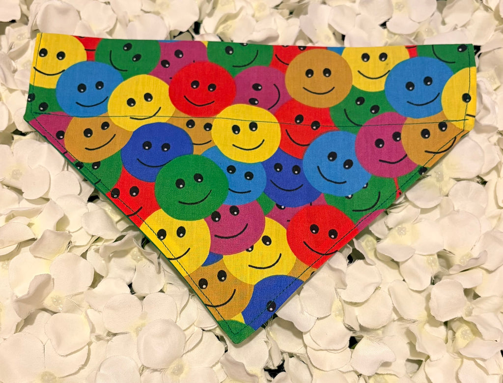 Smiley Faces Bandana - Medium