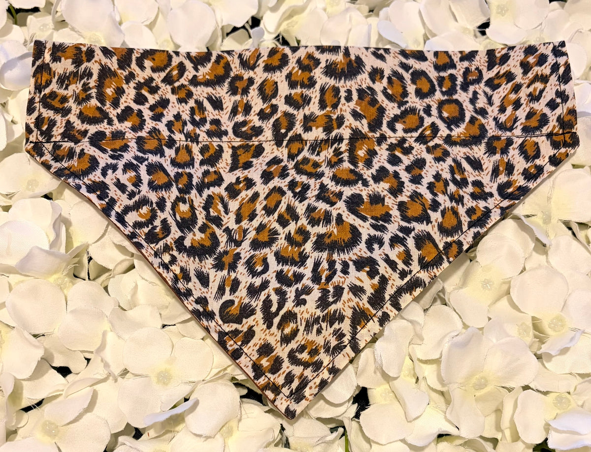 Leopard Print Bandana - Medium