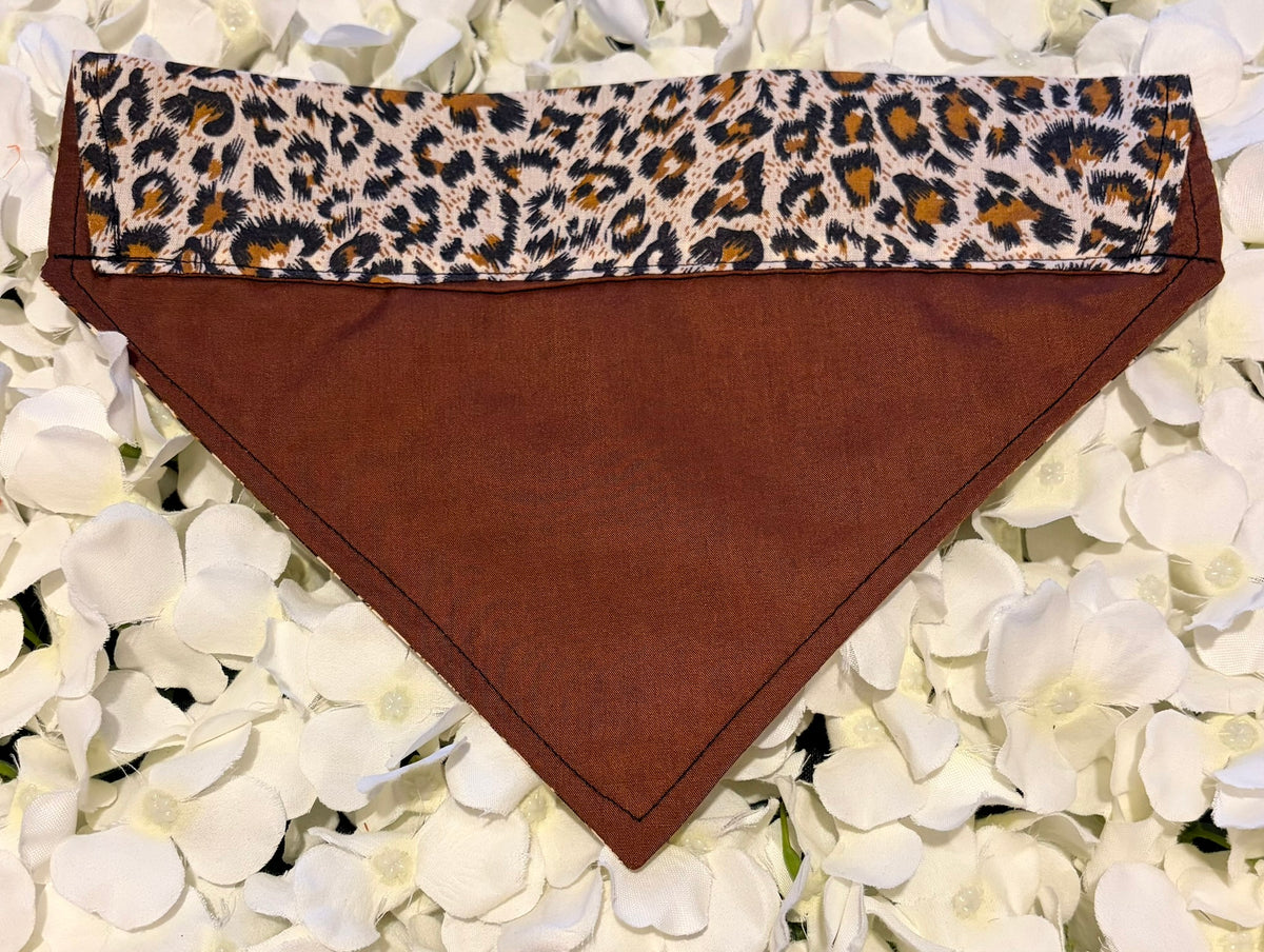 Leopard Print Bandana - Medium