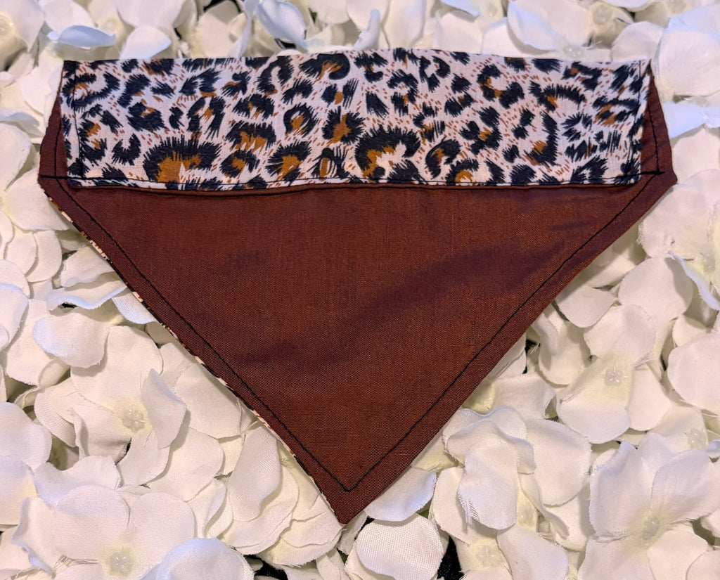 Leopard Print Bandana - Small