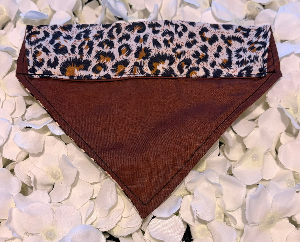 Leopard Print Bandana - Small