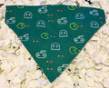 Green Retro Pac-Man Bandana - Large