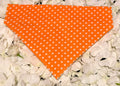 Orange Spots Bandana - Medium
