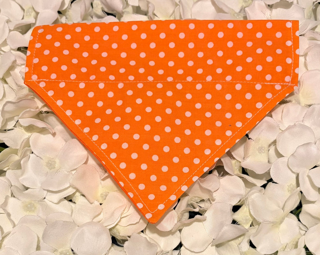 Orange Spots Bandana - Small