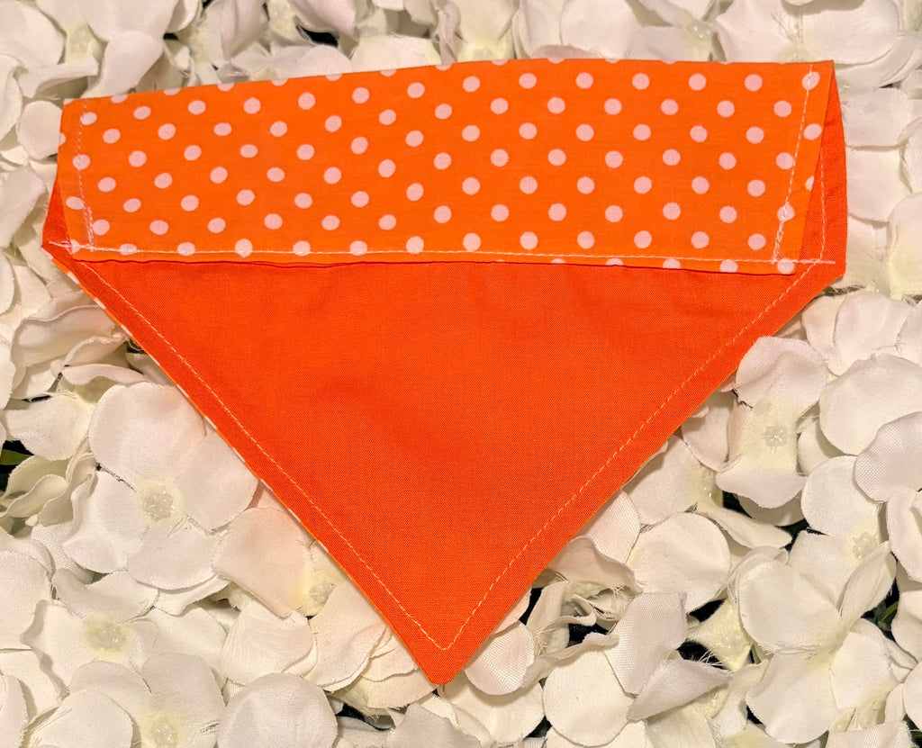 Orange Spots Bandana - Small