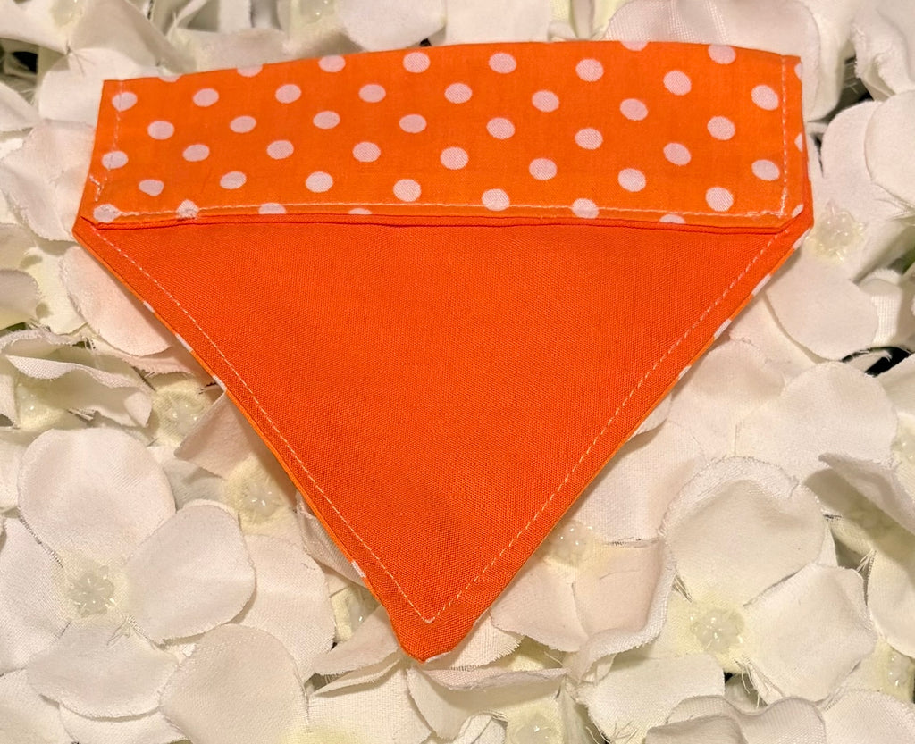 Orange Spots Bandana - Extra Small