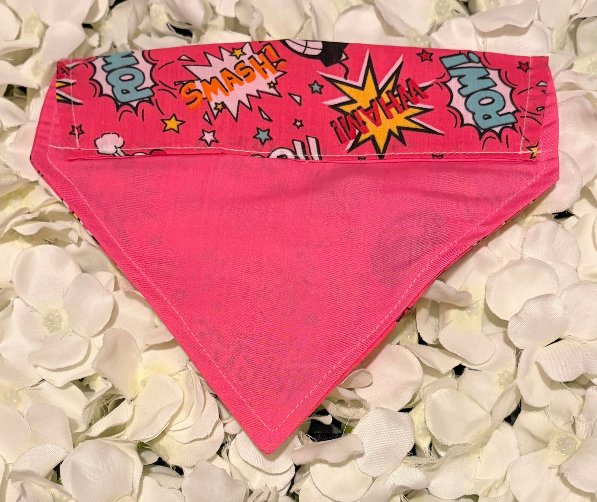 Pink Pow Boom Bandana - Small