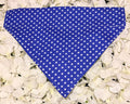 Blue Spots Bandana - Large