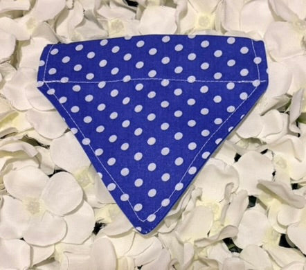 Blue Spots Bandana - Extra Small