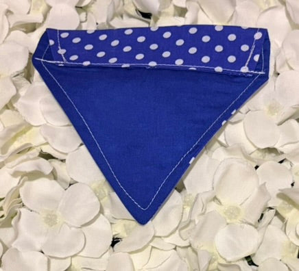 Blue Spots Bandana - Extra Small
