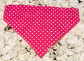 Pink Spots Bandana - Medium