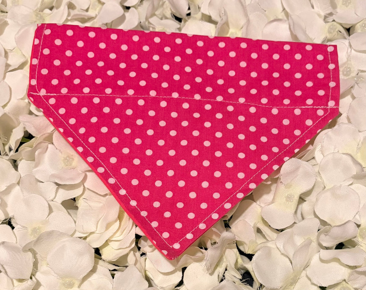 Pink Spots Bandana - Small