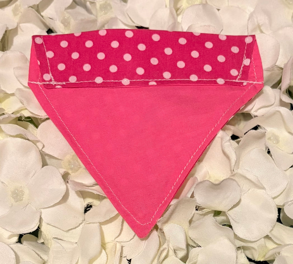 Pink Spots Bandana - Extra Small
