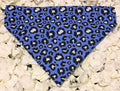 Blue Animal Print Bandana - Large