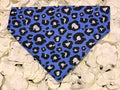 Blue Animal Print Bandana - Small