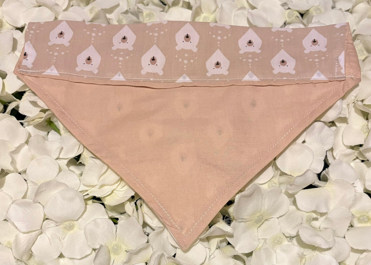 Beige Bears Bandana - Medium