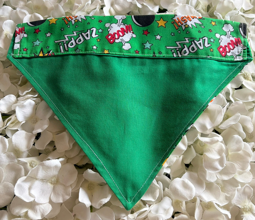 Green Pow Wow Bandana - Large