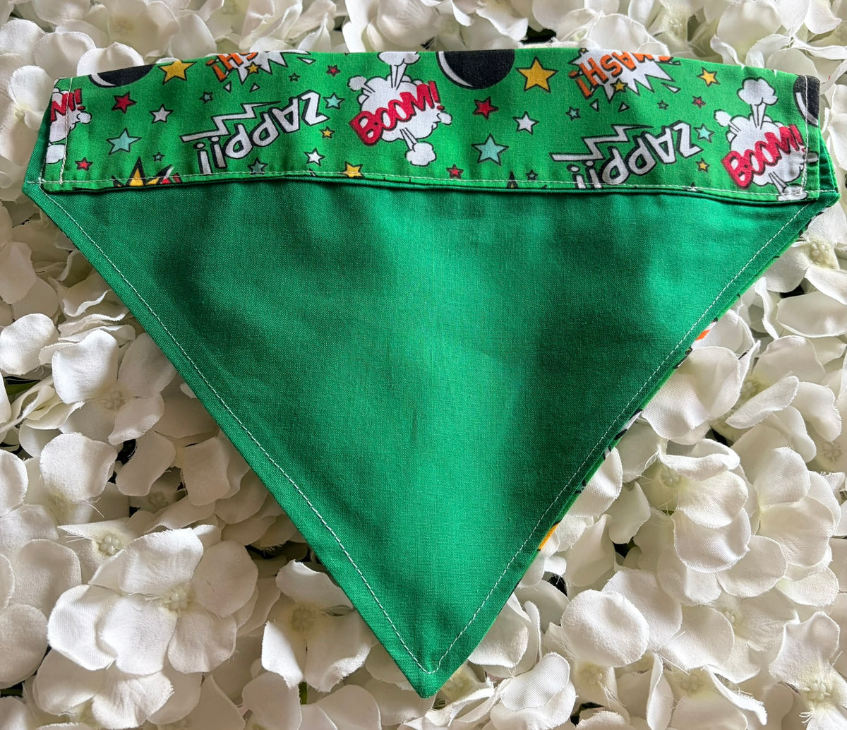 Green Pow Wow Bandana - Large