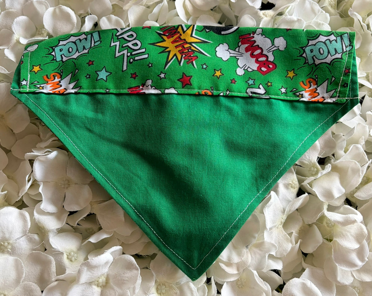 Green Pow Wow Bandana - Medium