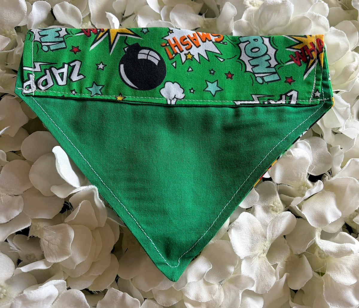 Green Pow Wow Bandana - Small