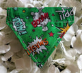 Green Pow Wow Bandana - Extra Small