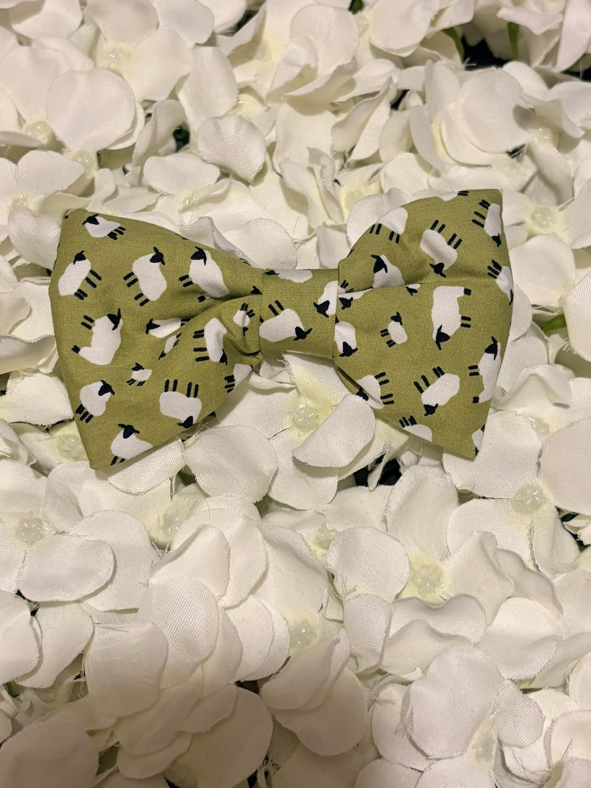 Green Sheep Bow - Large