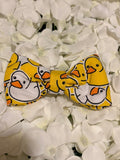 Yellow Rubber Ducks Bow - Medium