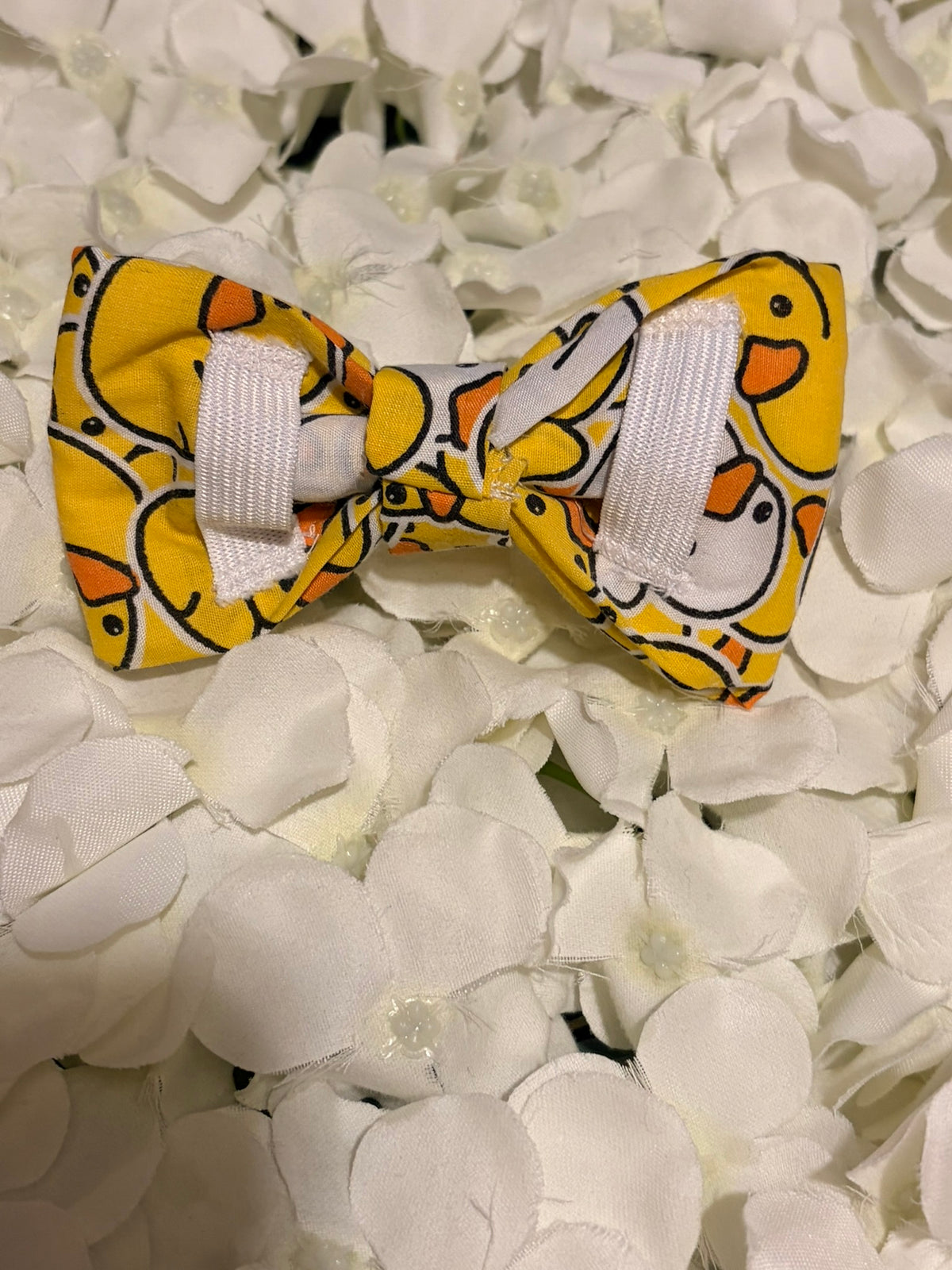 Yellow Rubber Ducks Bow - Medium