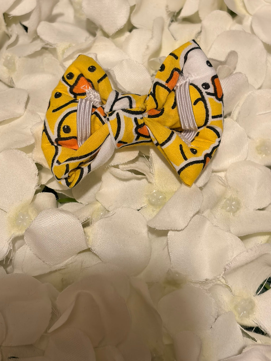 Yellow Rubber Ducks Bow - Small