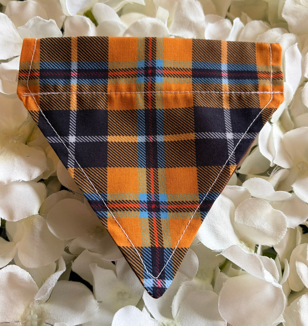 Mustard Check Bandana - Extra-Small