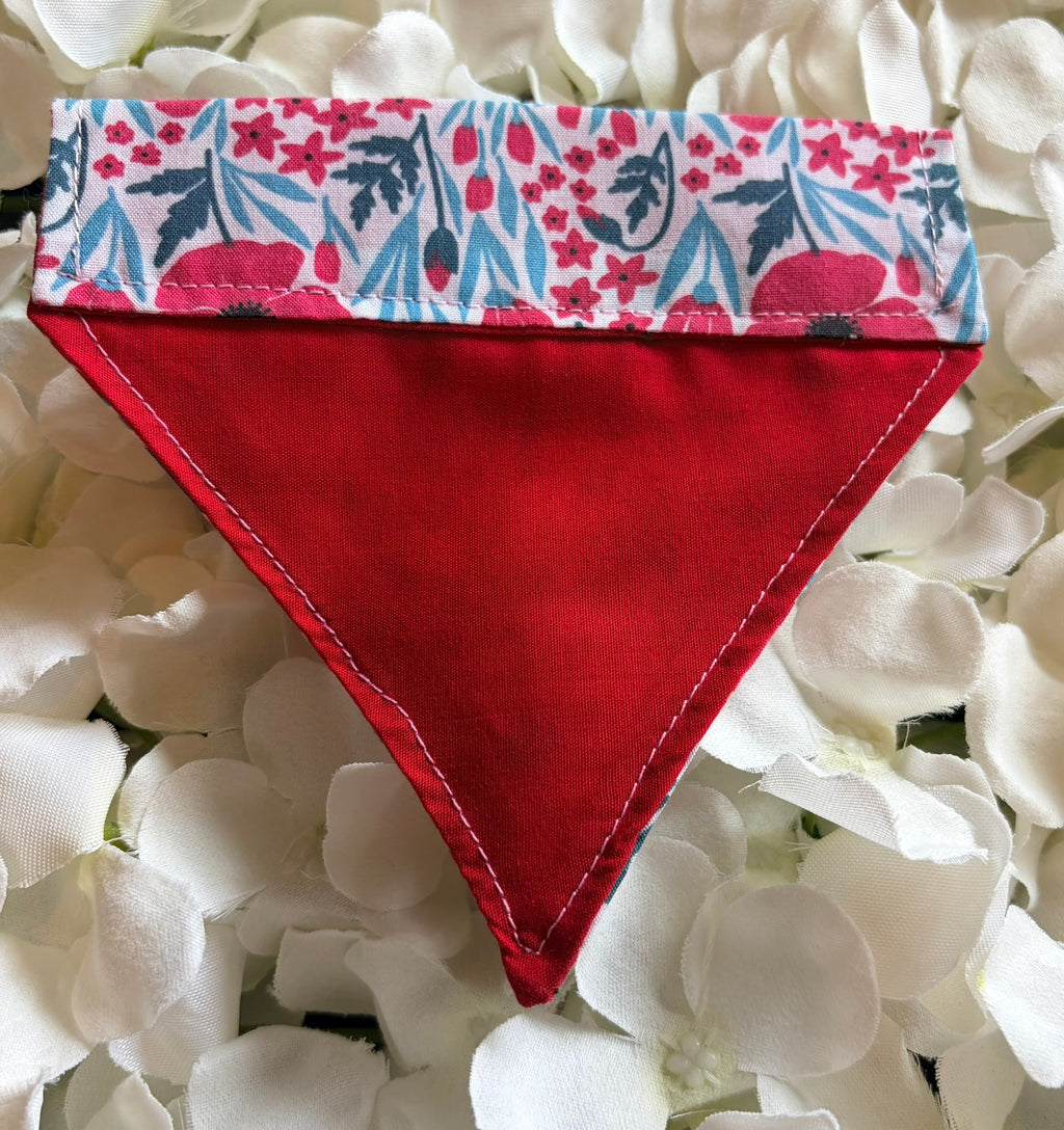 Blue Poppy Bandana - Extra-Small
