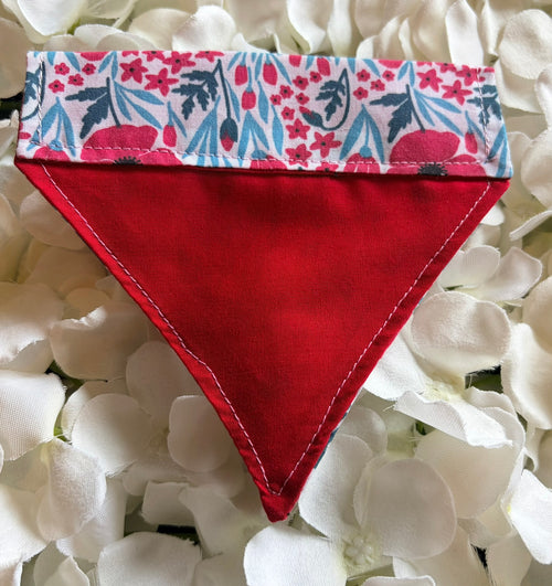 Blue Poppy Bandana - Extra-Small
