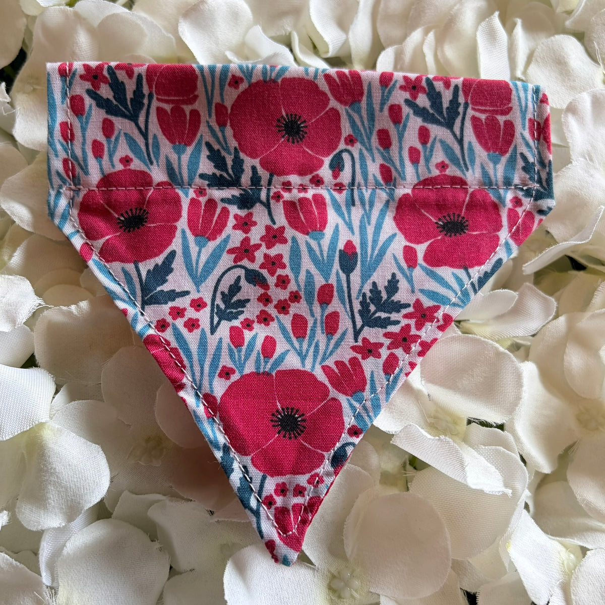 Blue Poppy Bandana - Extra-Small