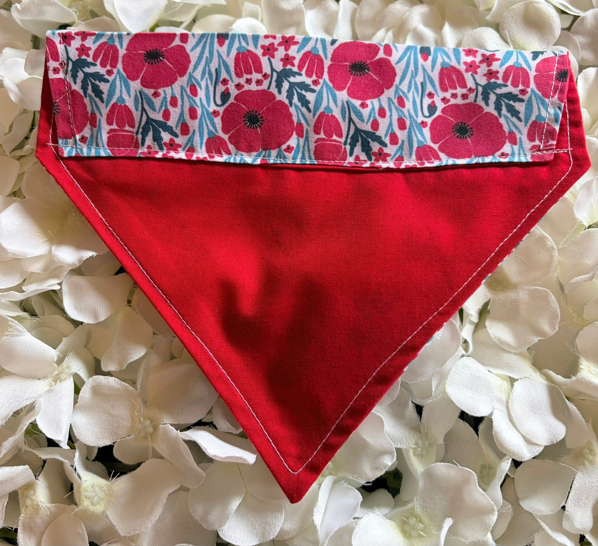 Blue Poppy Bandana - Small