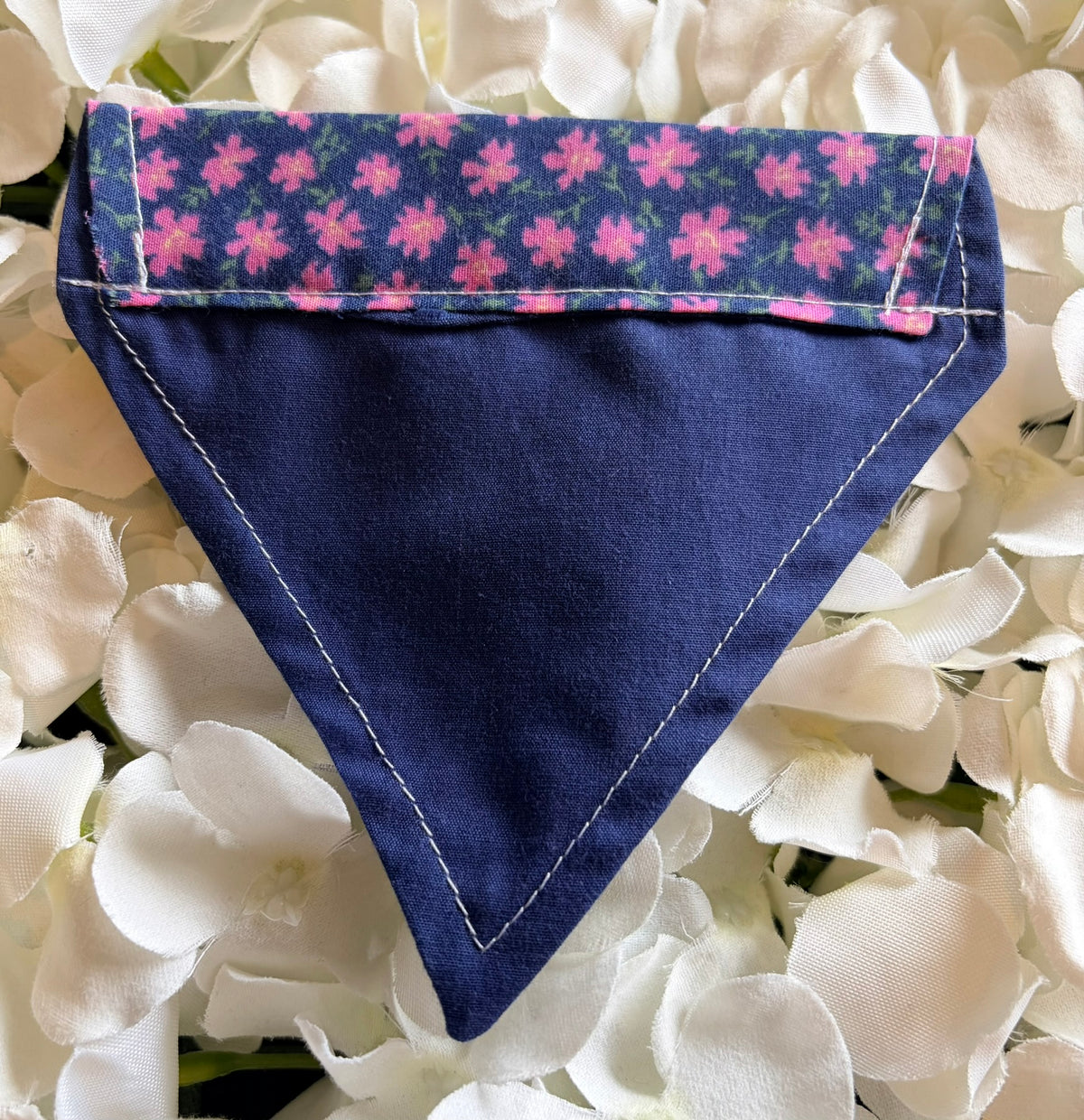 Purple Ditzy Flower Bandana - Extra-Small