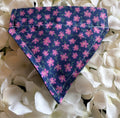 Purple Ditzy Flower Bandana - Extra-Small