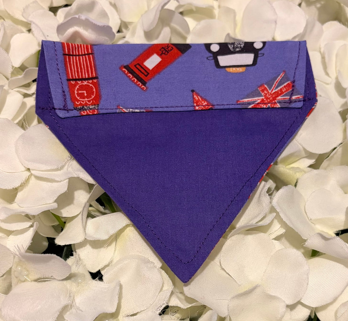 Purple London Bandana - Extra Small