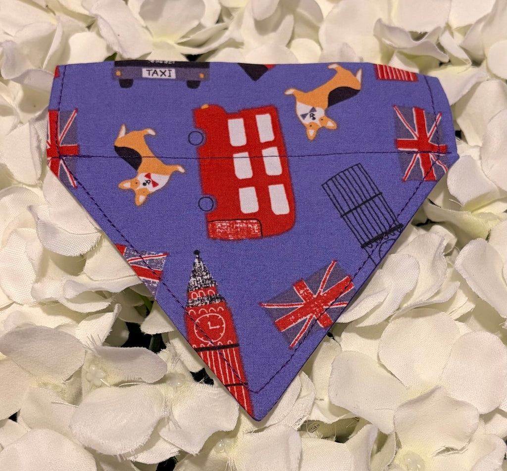 Purple London Bandana - Extra Small