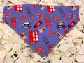 Purple London Bandana - Medium