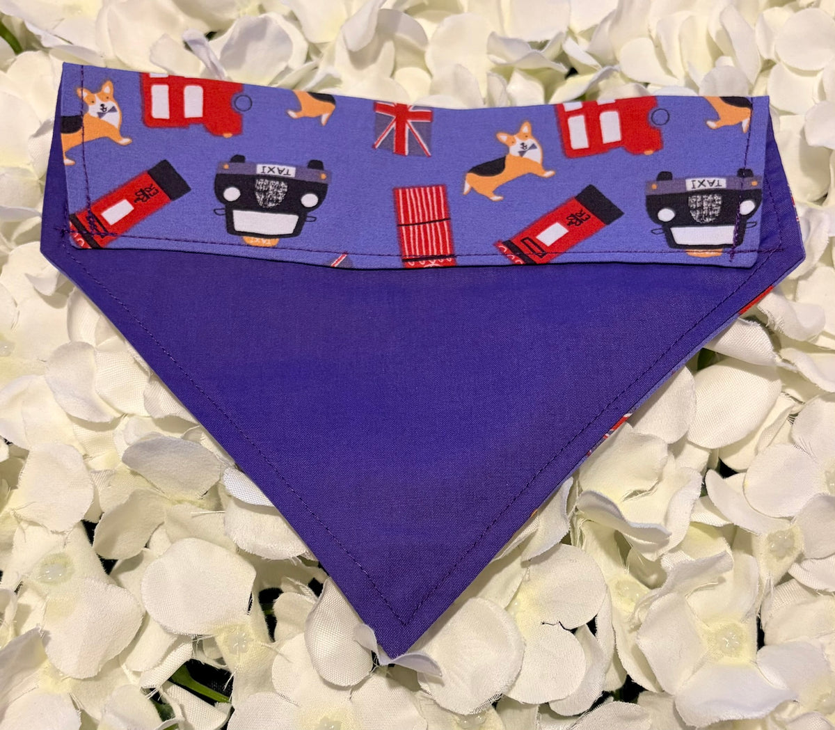 Purple London Bandana - Small