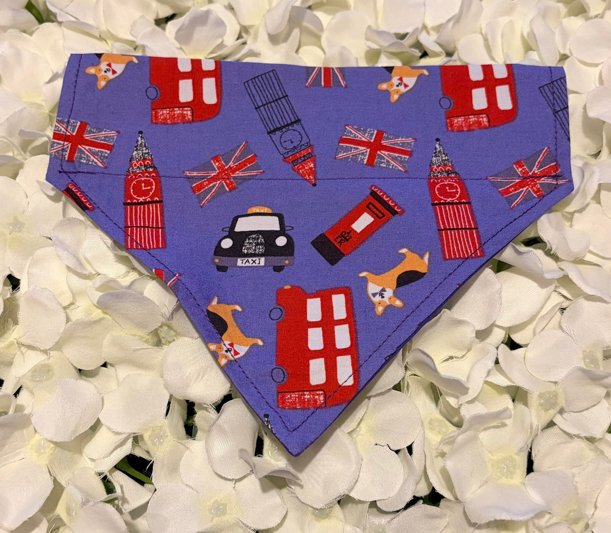 Purple London Bandana - Small