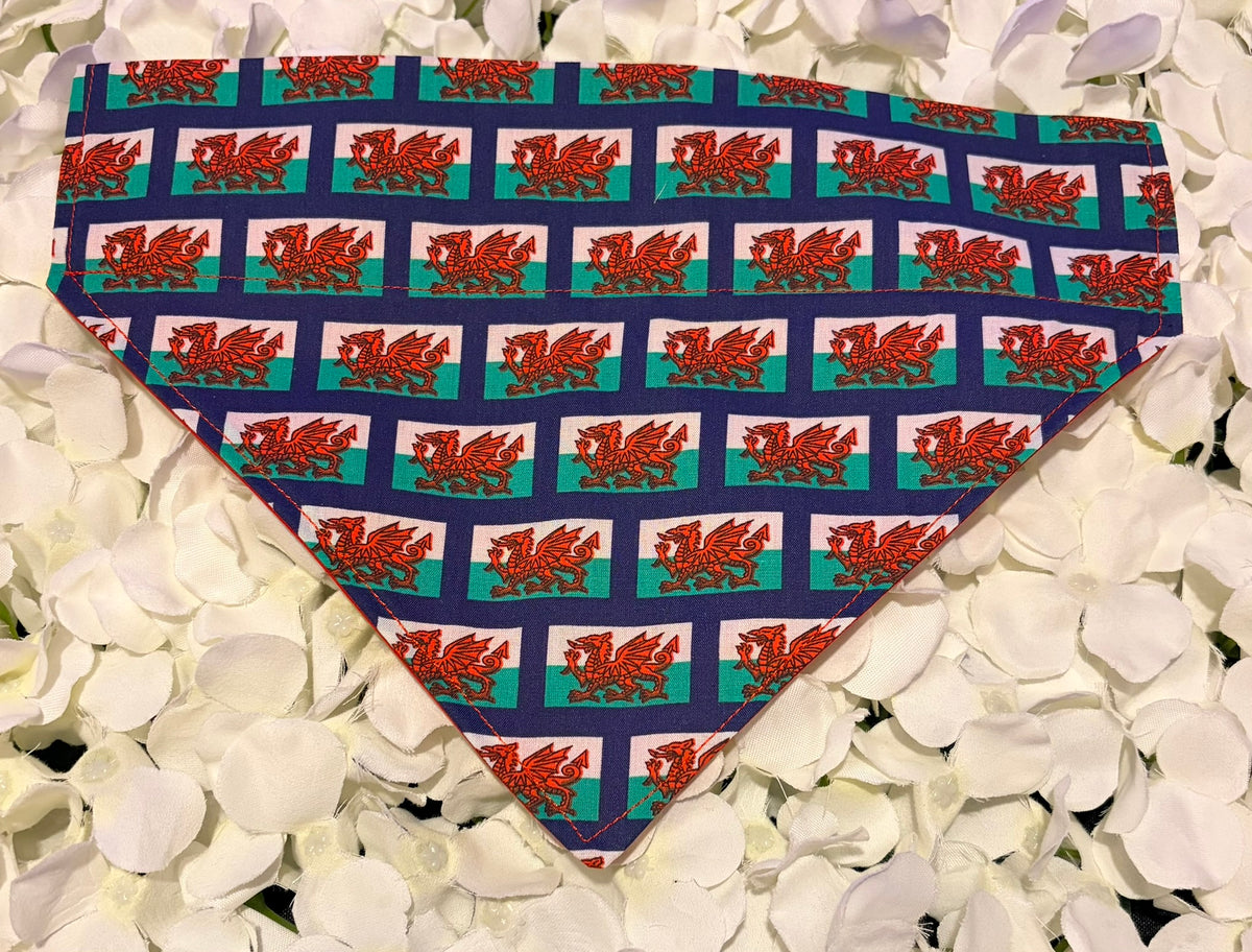 Welsh Flag Bandana - Medium