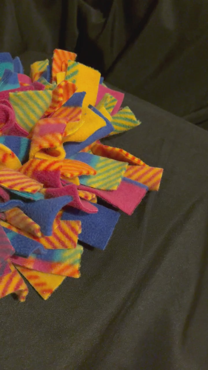 Snuffle Mat - Small - Multicoloured Stripes