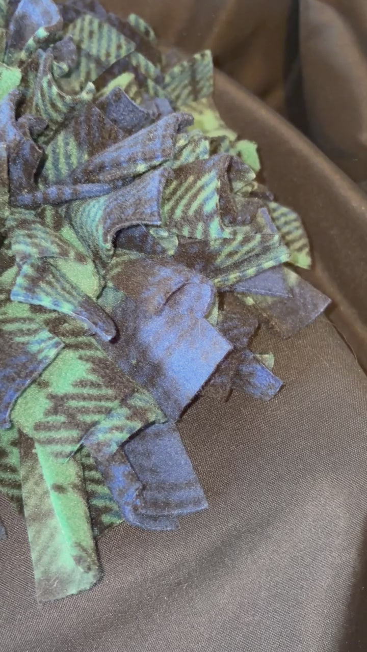 Green Tartan Snuffle Mat - Medium