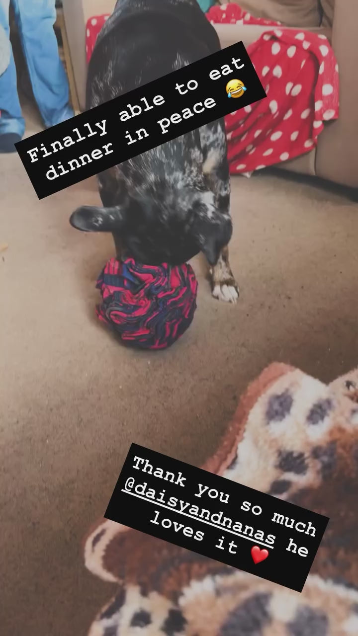 Snuffle Ball - Red Tartan